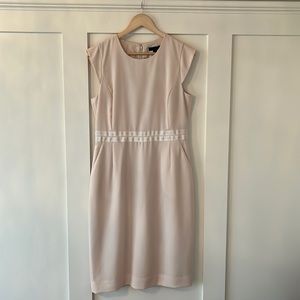 JCREW Resume Dress in Beige E4940